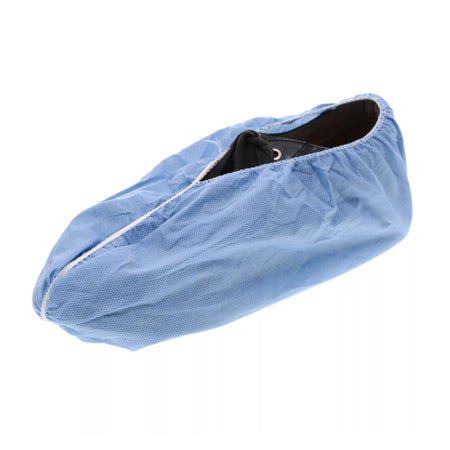 Shoe Cover Dura-Fit™ One Size Fits Most Shoe High Without Tread Blue NonSterile