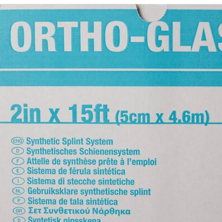 Padded Splint Roll ORTHO-GLASS® 2 Inch X 15 Foot Fiberglass White