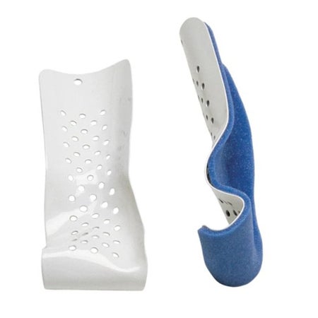 Colles' Wrist Splint ProCare® Padded Aluminum / Foam Left Hand Blue / White Medium