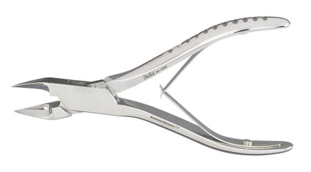 Bone Cutting Forceps Miltex® Liston-Blau 5-1/2 Inch Length OR / Surgical Grade German Stainless Steel NonSterile NonLocking Plier Handle Straight Serrated Tips