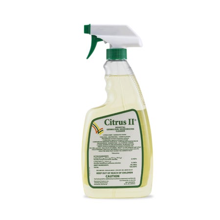 Surface Disinfectant Cleaner Citrus II® Germicidal Trigger Spray Liquid 22 oz. Bottle Original Scent NonSterile