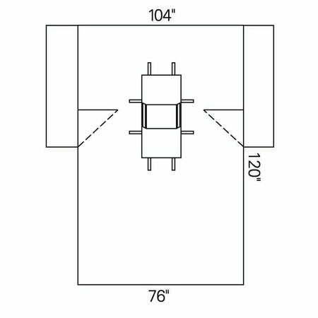 Abdominal Drape Laparoscopic / Cholecystectomy Drape 104 W X 76 W X 120 L Inch Sterile