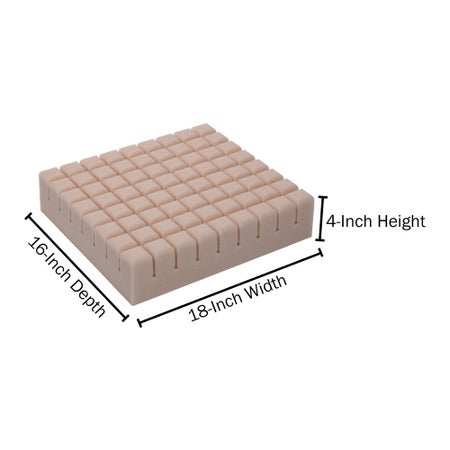 Seat Cushion Geo-Matt® 18 W X 16 L X 4 D Inch Foam