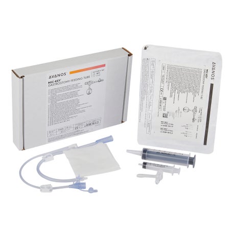Low Profile Gastrostomy Tube Kit MIC-Key® 18 Fr. 2.3 cm Tube Silicone Sterile