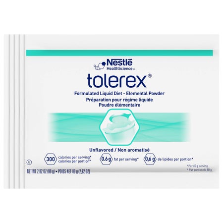 Oral Supplement Tolerex® Unflavored Powder 2.82 oz. Individual Packet