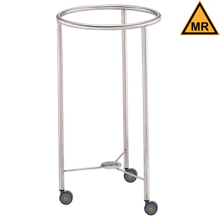 Hamper Stand Blickman Rolling Round Opening Open Top Without Lid