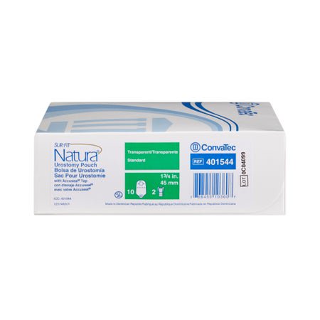 Urostomy Pouch Sur-Fit Natura® Two-Piece System 10 Inch Length Drainable