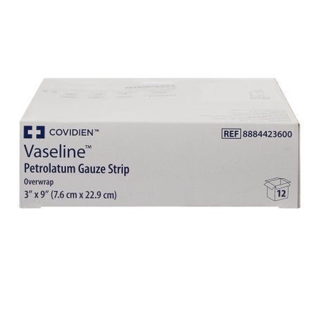 Petrolatum Impregnated Dressing Vaseline® Rectangle 3 X 9 Inch Sterile