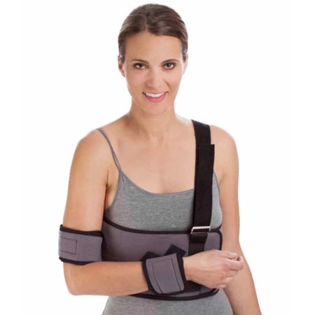Shoulder / Arm Immobilizer PROCARE® One Size Fits Most Fiber Laminate Contact Closure Left or Right Arm