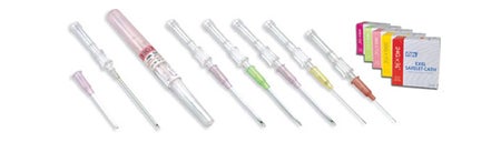 Peripheral IV Catheter Safelet™ 22 Gauge 1 Inch PTFE Straight Hub Non Blood Control Non-Safety
