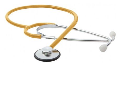 General Exam Stethoscope Proscope™ 660 Gold 1-Tube 21 Inch Tube Single Sided Chestpiece