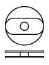 Inguinal Hernia Repair Mesh Device Prolene™ Nonabsorbable Polypropylene Monofilament 4.5 X 10 cm 4 Inch Diameter Circle Large Style Undyed Sterile