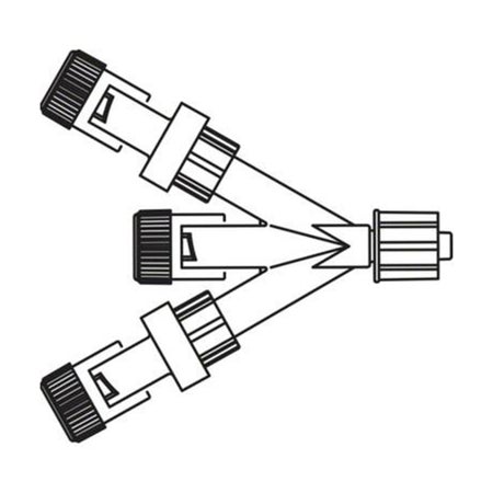 Tri-Connector Braun