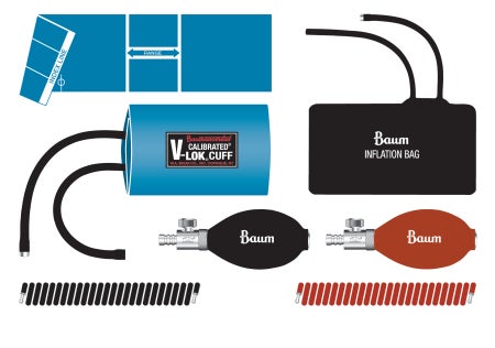 Blood Pressure Inflation Bladder For use with Universal Blood Pressure Units