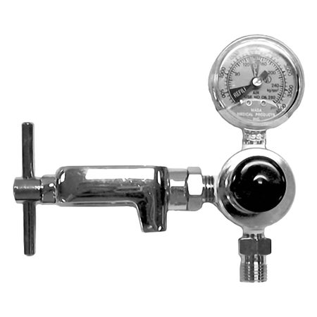 Medical Air Regulator Mada Medical High Flow 50 PSI DISS Outlet CGA-950