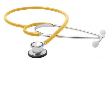 General Exam Stethoscope Proscope™ 675 Yellow 1-Tube 21 Inch Tube Double Sided Chestpiece