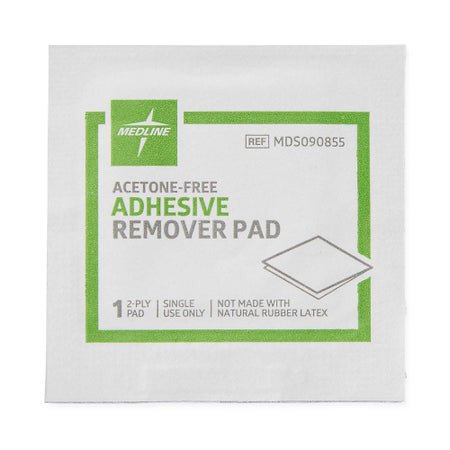 Adhesive Remover Medline Wipe 100 per Box Alcohol Based