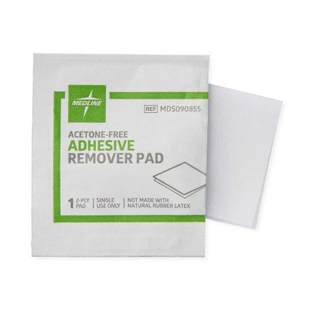 Adhesive Remover Medline Wipe 100 per Box Alcohol Based