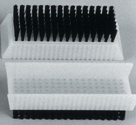 Scrub Brush Nylon Bristles White