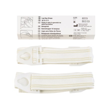 Leg Strap Hollister Medium, 23 Inch, Vinyl, Reusable, Plastic Belt Tabs For Universal Leg Bag