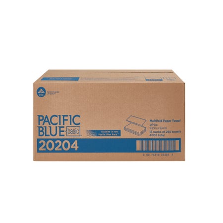 Paper Towel Pacific Blue Basic™ Multi-Fold 9-1/5 X 9-2/5 Inch