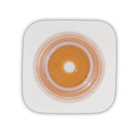 Ostomy Barrier Sur-Fit Natura® Trim to Fit, Extended Wear Stomahesive® Without Tape 57 mm Flange SUR-FIT® Natura™ System Hydrocolloid 1-3/8 to 1-3/4 Inch Opening 4 X 4 Inch