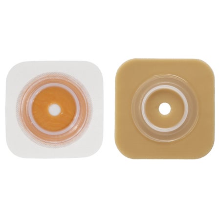 Ostomy Barrier Sur-Fit Natura® Trim to Fit, Extended Wear Stomahesive® Without Tape 57 mm Flange SUR-FIT® Natura™ System Hydrocolloid 1-3/8 to 1-3/4 Inch Opening 4 X 4 Inch