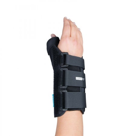 Thumb Spica Ossur® Formfit® X-Large D-Ring / Hook and Loop Strap Closure Left Hand Black