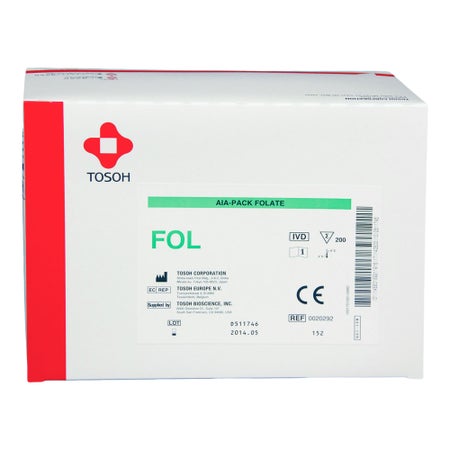 Immunoassay Reagent AIA-Pack® Folate For Tosoh Automated Immunoassay Analyzers