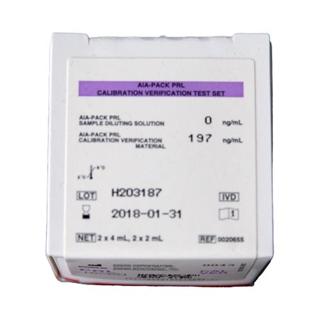 Calibration Verification / Linearity Set AIA-Pack® Prolactin 2 X 4 mL SDS, 2 X 2 mL CVM