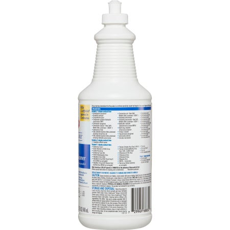 Surface Disinfectant Cleaner Clorox Healthcare® Bleach Germicidal Manual Squeeze Liquid 32 oz. Bottle Fruity Floral Bleach Scent NonSterile