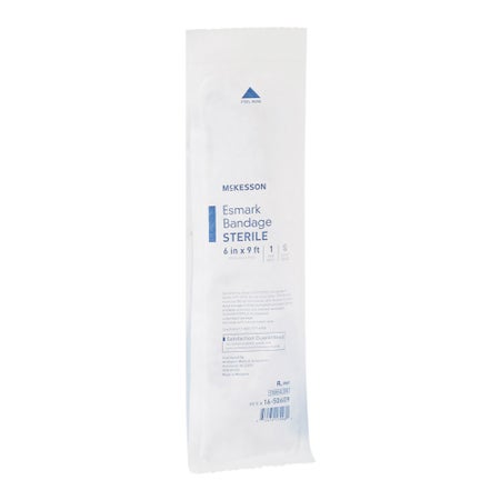 Esmark Compression Bandage McKesson 6 Inch X 3 Yard No Closure Blue Sterile High Compression