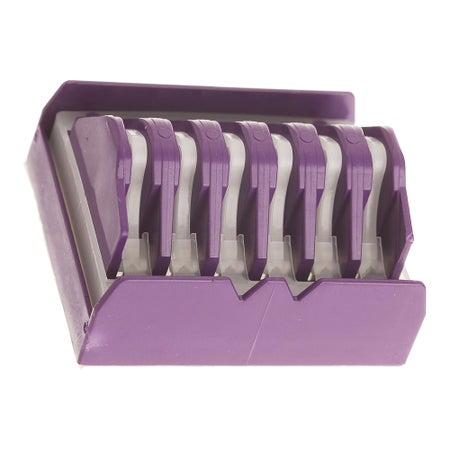 Ligating Clip Hem-o-lok® Locking Style Polymer Large Purple Clip 6 Clips