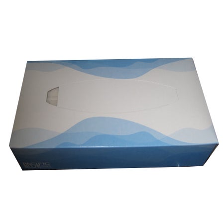 Facial Tissue Pacific Blue Select™ White 7-15/16 X 4-3/4 X 2 Inch 100 Count