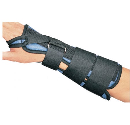 Wrist Brace ProCare® Aluminum / Foam / Tricot Left Hand Black X-Large