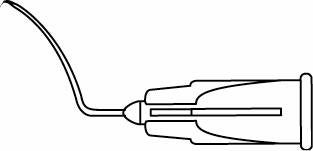 Irrigating Cystotome Visitec™ 27 Gauge 5/8 Inch Length 90° Angled Tip