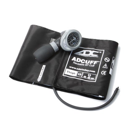 Aneroid Sphygmomanometer Unit Diagnostix™703 Series Thigh Cuff Thigh Nylon Cuff 40 - 66 cm Palm Aneroid