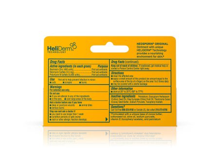 First Aid Antibiotic Bacitracin / Neomycin / Polymyxin B Neosporin® Ointment 0.5 oz. Tube