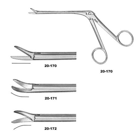 Nasal Scissors Miltex® 4-1/2 Inch Length OR / Surgical Grade German Stainless Steel NonSterile Finger Ring Handle Straight Blunt Tip / Blunt Tip