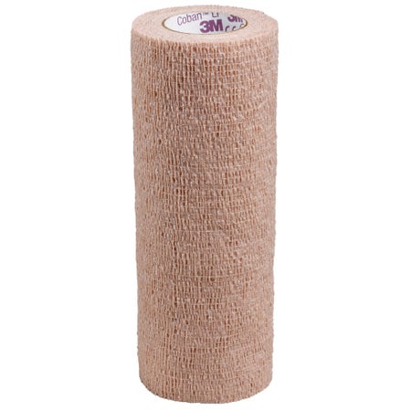 Cohesive Bandage 3M™ Coban™ LF 6 Inch X 5 Yard Self-Adherent Closure Tan NonSterile Standard Compression