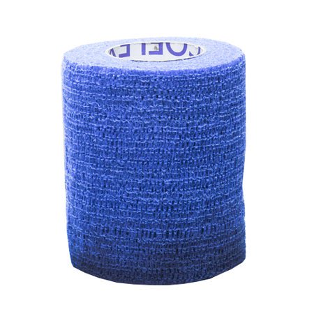 Cohesive Bandage CoFlex® NL 3 Inch X 5 Yard Self-Adherent Closure Blue NonSterile 12 lbs. Tensile Strength