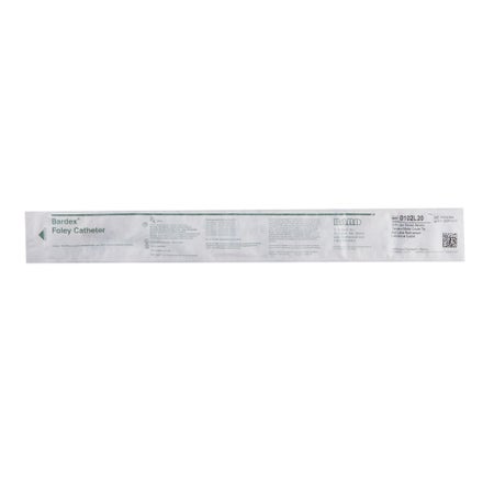 Foley Catheter Bardex® Lubricath® 2-Way Coude Tip 5 cc Balloon 20 Fr. Hydrophilic Polymer Coated Latex