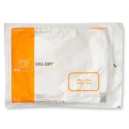 Super Absorbent Dressing EXU-DRY Anti-Shear 20 X 28 Inch Rectangle