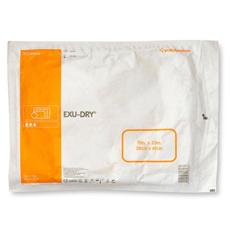 Super Absorbent Dressing EXU-DRY Anti-Shear 15 X 24 Inch Rectangle