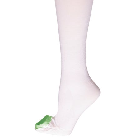 Anti-embolism Stocking LifeSPAN® Knee High X-Large / Regular White Inspection Toe