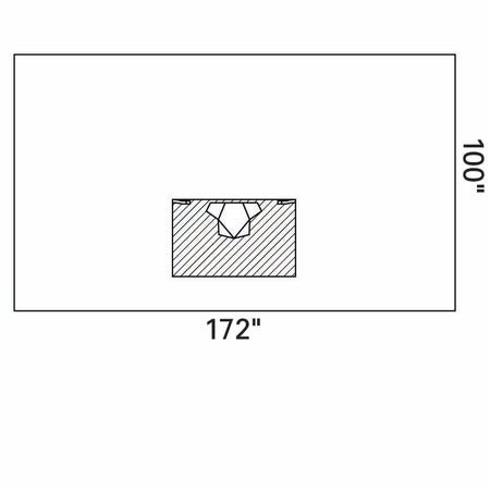 Orthopedic Drape Beach Chair Shoulder Drape 172 W X 100 L Inch Sterile