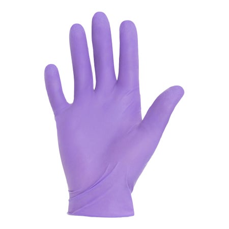 Exam Glove Purple Nitrile® Small Sterile Single Nitrile Standard Cuff Length Textured Fingertips Purple Not Rated