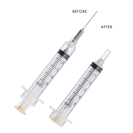 Safety Hypodermic Syringe with Needle VanishPoint® 5 mL 1 Inch 20 Gauge Retractable Safety Needle Regular Wall