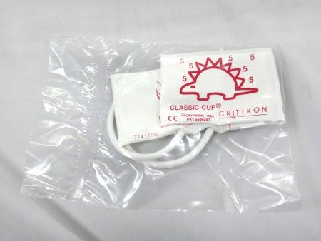 Single Patient Use Blood Pressure Cuff Classic-Cuf® 8 to 15 cm Limb Vinyl Cuff Neonatal 5 Cuff