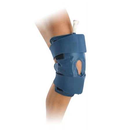 Cold Therapy Wrap AirCast® Cryo/Cuff® Knee Medium 18 to 23 Inch Circumference Nylon / Vinyl Reusable
